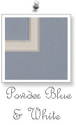 Powder Blue / White