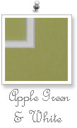 Apple Green / White